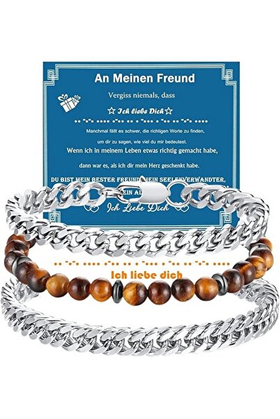 OEM Bracelet for HIM morse code message I love you, model 6