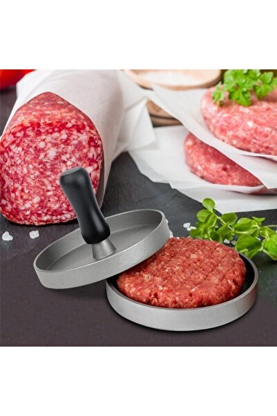 Comprox Hamburger Köfte Presi Pratik Köfte Yapma Aparatı Metal Kıyma Burger Press Şekillendirici Kalıp
