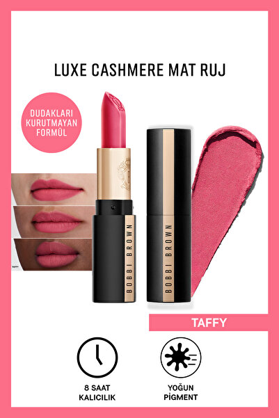 BOBBI BROWN Luxe Cashmere Mat Ruj - Taffy