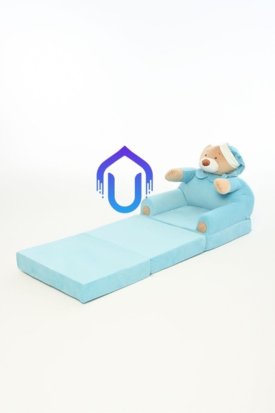 NW NessiWorld Portatif, Yıkanabilir, Katlanabilir Peluş Çocuk Koltuğu 120 Cm/...