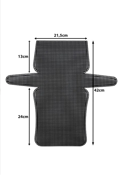 Otto حقيبة بلاستيكية من القماش - أسود - حجم متوسط ​​(21.5 × 42 سم) - قطعة واح...