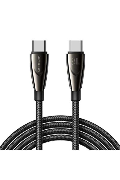 Joyroom SA31-CC5 Pioneer Series 240W Fast Charging Data Cable (Type-C to Type-C) 1.2m-Black