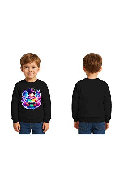 SEDİRLİ Unisex roblox cu imprimeu Copii Swae tricou 3 fire cu borduri