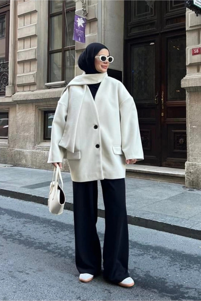 My Blog Ecru Shawl Jacket - 25912