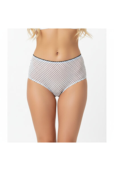 BONBON Women's High Waist Transparent Tulle Slip Panties Bb2128