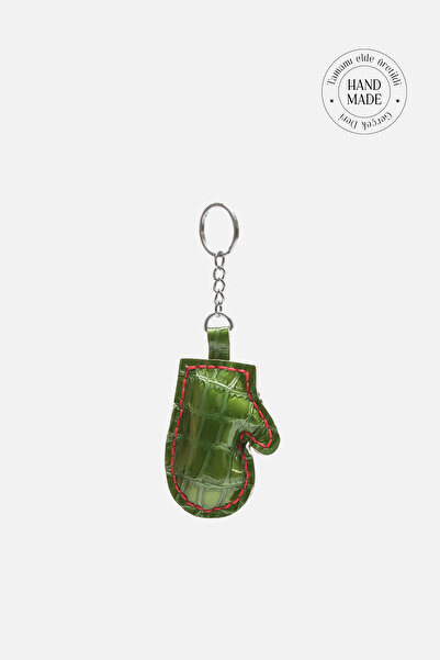 MAFİ Mănuși cadou speciale de Crăciun, lucrate manual, verde și roșu, breloc ...