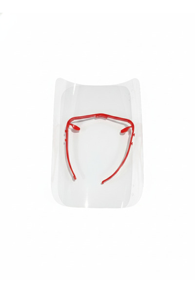 Ark Transparent Face Protection Mask with Glasses Attachment Visor 3 Pieces