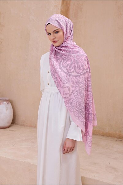 Belli FRESH ETNİK DESEN PEMBE VİNTAGE ŞAL 3