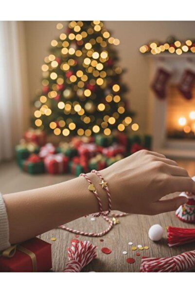 URUMDAY Marteniçka Yellow Beaded New Year's Luck Bracelet (Pack of 2)