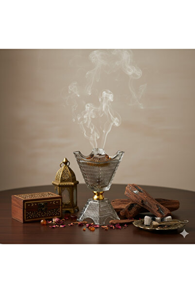 casa rosa Modern design glass incense burner