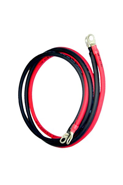 OEM Battery cable set, section 6 mm2, 6 mm lugs, length 2x50 cm, for agricultural machinery, naval vessels