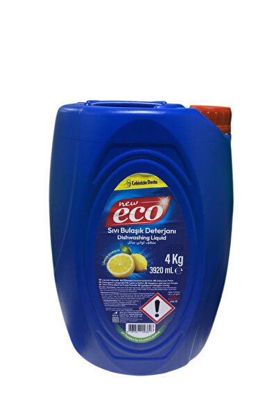 New Eco Sıvı Bulaşık Deterjanı Limon Kokulu 4 Kg