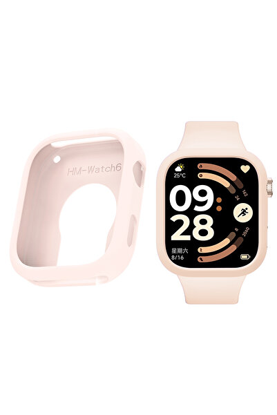 Nezih Case Redmi Watch 6 Compatible Slim Lightweight Soft Silicone 360 Case Protector