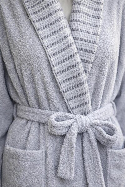 GOLDROOM Natural 100% Cotton Bathrobe. (50*90 Hand Towel with Gift)