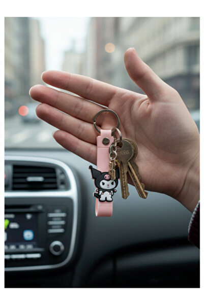 GiFi Kuromi & Hello Kitty Ornament din silicon cu licență geantă Ornament bre...