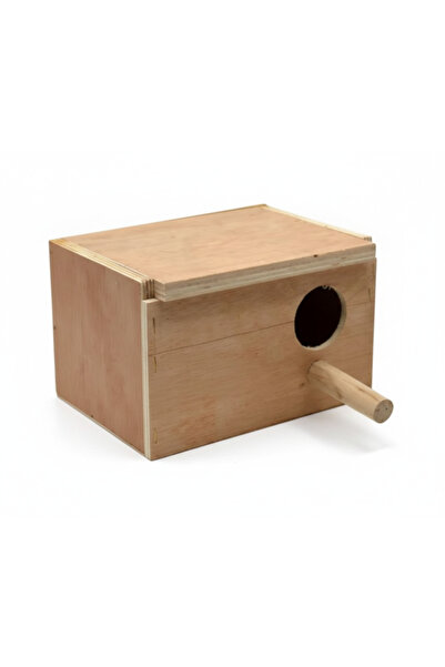 Tofu World Natural Wood Bird Nesting Box – Safe Breeding Habitat