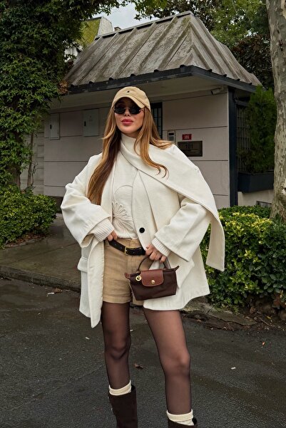 Laluvia Ecru Shawl Jacket - 25912