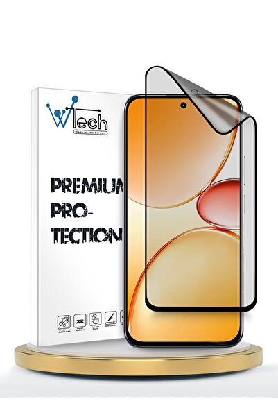 Wtech Realme C85 5G 2025 Premium Nano Ceramic Full Glue Full Cover Matte Flex...