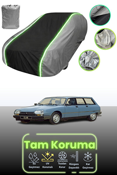 Dokaca Neo غطاء حماية للسيارة باللون الرمادي والأسود والرمادي النيون قماش مجد...