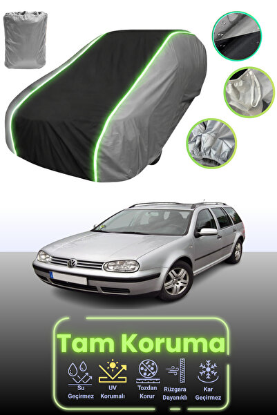 Dokaca Neo Grey.Black.Grey Neon Corded Volkswagen Golf 4 Variant Compatible C...