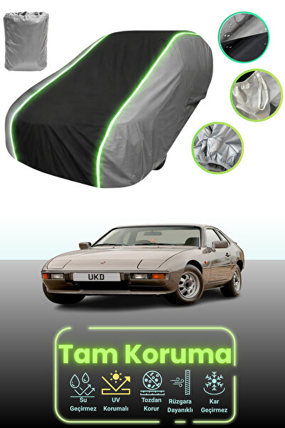 Dokaca Neo غطاء حماية للسيارة باللون الرمادي والأسود والرمادي النيون قماش مجد...