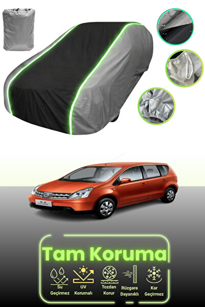 Dokaca Neo غطاء حماية للسيارة باللون الرمادي والأسود والرمادي النيون قماش مجد...