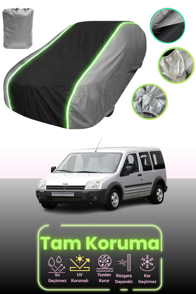 Dokaca Neo غطاء حماية للسيارة باللون الرمادي والأسود والرمادي النيون قماش مجد...