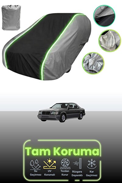 Dokaca Neo غطاء حماية للسيارة باللون الرمادي والأسود والرمادي النيون قماش مجد...