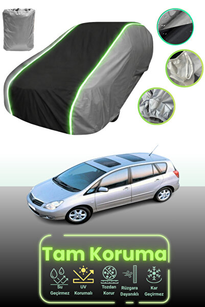 Dokaca Neo غطاء حماية للسيارة باللون الرمادي والأسود والرمادي النيون قماش مجد...