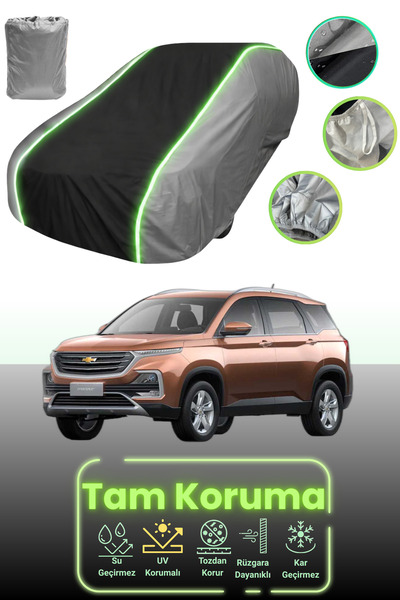 Dokaca Neo غطاء حماية للسيارة باللون الرمادي والأسود والرمادي النيون قماش مجد...