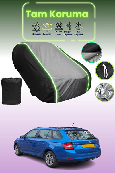 Dokaca Neo غطاء حماية متوافق مع سيارة سكودا فابيا كومبي 2018 - 2021 باللون ال...