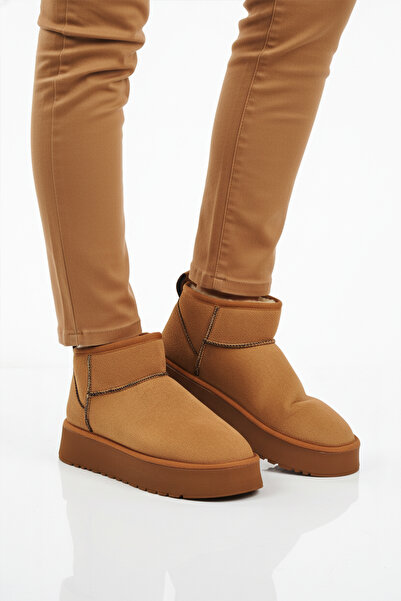 AYAKMOD Tan Fur Inside Cold Resistant Women's Boots U-400 Z