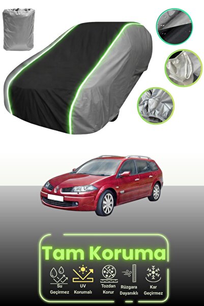 Dokaca Neo غطاء حماية للسيارة باللون الرمادي والأسود والرمادي النيون قماش مجد...