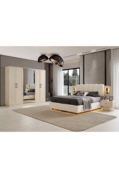AYDINEV HEYBELİ MDF YATAK ODASI TAKIMI