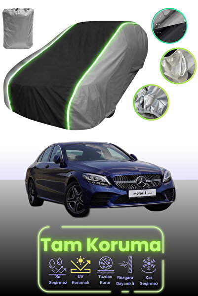 Dokaca Neo غطاء حماية للسيارة متوافق مع سيارة مرسيدس سي سيريز (سي 200) قماش م...