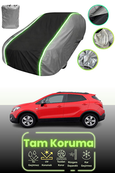 Dokaca Neo غطاء حماية للسيارة باللون الرمادي والأسود والرمادي النيون قماش مجد...