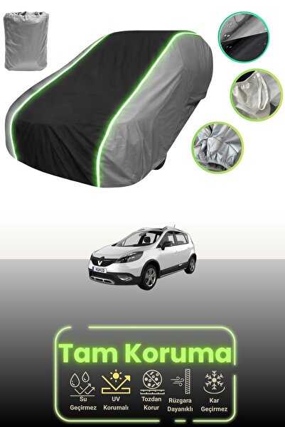 Dokaca Neo غطاء حماية للسيارة باللون الرمادي والأسود والرمادي النيون قماش مجد...