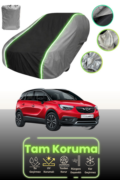 Dokaca Neo غطاء حماية للسيارة باللون الرمادي والأسود والرمادي النيون قماش مجد...