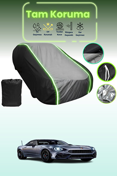 Dokaca Neo Black_Grey_Black Neon Corded Fabric Fiat 124 Gt Abarth 2018 - 2021...