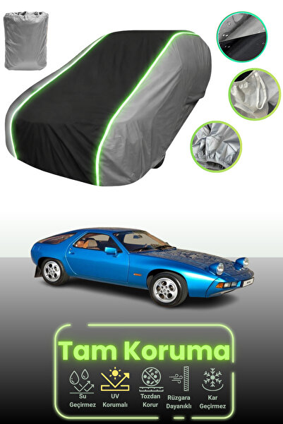 Dokaca Neo غطاء حماية للسيارة باللون الرمادي والأسود والرمادي النيون قماش مجد...