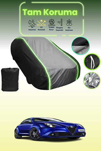 Dokaca Neo غطاء حماية متوافق مع سيارة ألفا روميو ميتو 2016 - 2021 باللون الأس...