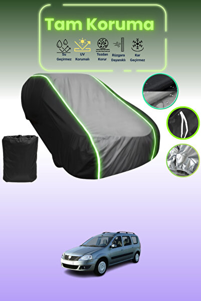 Dokaca Neo غطاء حماية متوافق مع سيارة داسيا لوجان Mcv 2008 - 2012 باللون الأس...