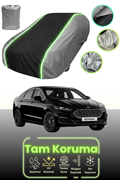 Dokaca Neo غطاء حماية للسيارة باللون الرمادي والأسود والرمادي النيون قماش مجد...