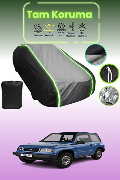 Dokaca Neo غطاء حماية متوافق مع سيارة سوزوكي فيتارا قماش مجدّل ذات الثلاثة أب...