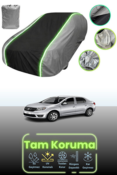 Dokaca Neo غطاء حماية للسيارة باللون الرمادي والأسود والرمادي النيون قماش مجد...