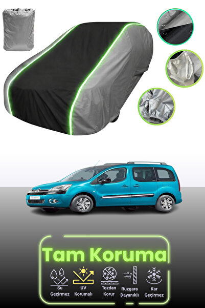 Dokaca Neo غطاء حماية للسيارة باللون الرمادي والأسود والرمادي النيون قماش مجد...