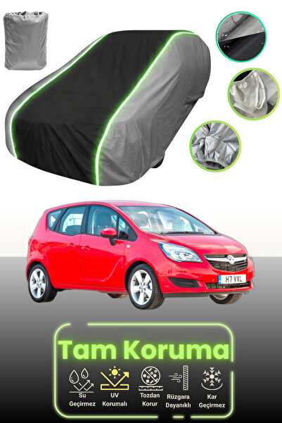 Dokaca Neo غطاء حماية للسيارة باللون الرمادي والأسود والرمادي النيون قماش مجد...