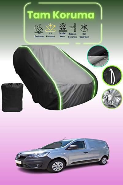 Dokaca Neo غطاء حماية متوافق مع سيارة رينو اكسبريس قماش مجدّل فان باللون الأس...