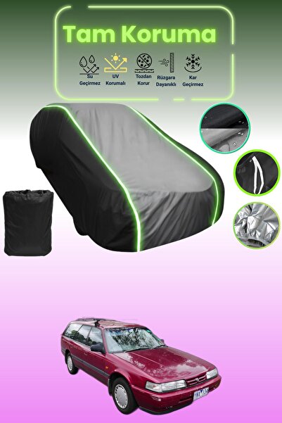 Dokaca Neo غطاء حماية متوافق مع سيارة مازدا 626 3 ستيشن واجن قماش مجدّل باللو...