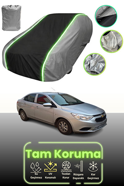 Dokaca Neo غطاء حماية للسيارة باللون الرمادي والأسود والرمادي النيون قماش مجد...